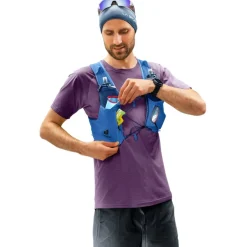 Rugzakken & Drinksystemen < Deuter Traick 5 Trailrunning Hardloopvest - Medium | neptune-nightblue