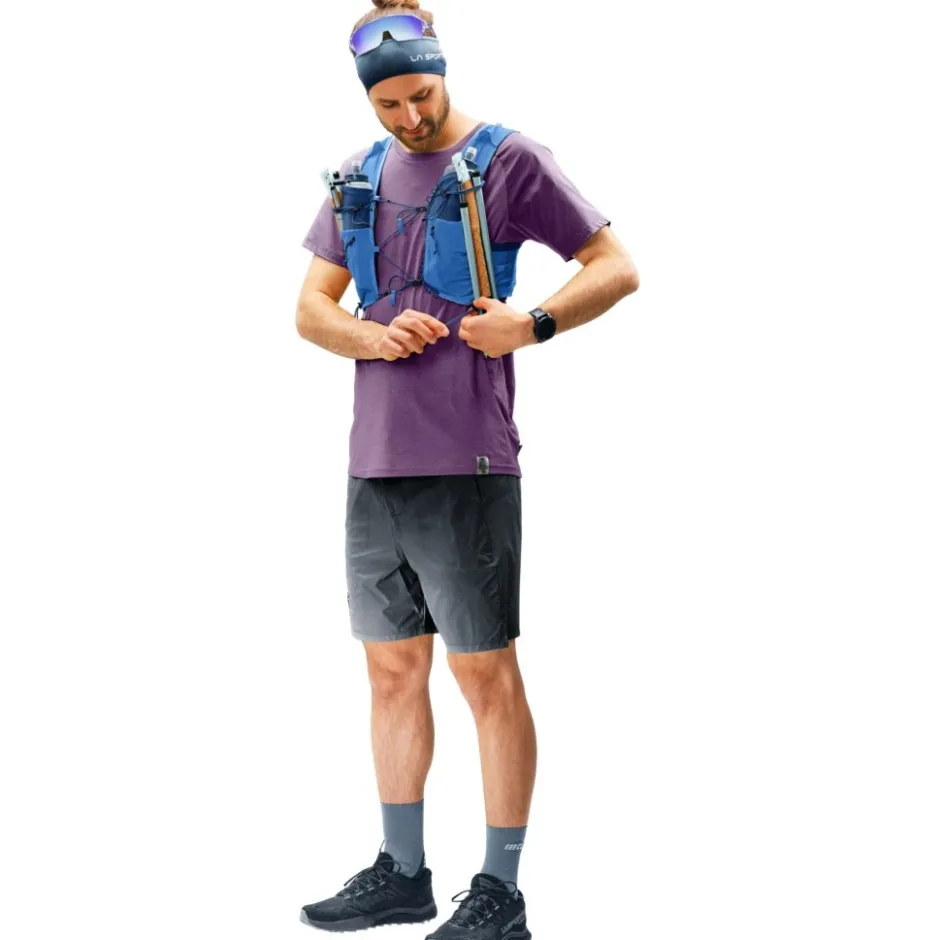 Rugzakken & Drinksystemen < Deuter Traick 5 Trailrunning Hardloopvest - Medium | neptune-nightblue