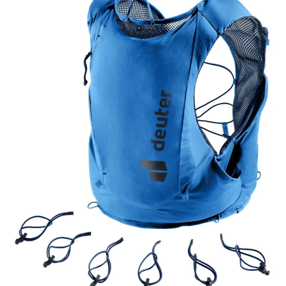 Rugzakken & Drinksystemen < Deuter Traick 5 Trailrunning Hardloopvest - Medium | neptune-nightblue