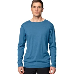 Baselayers < Devold Breeze Merino 150 Shirt met ange Mouwen Heren - 258A Bue Meange