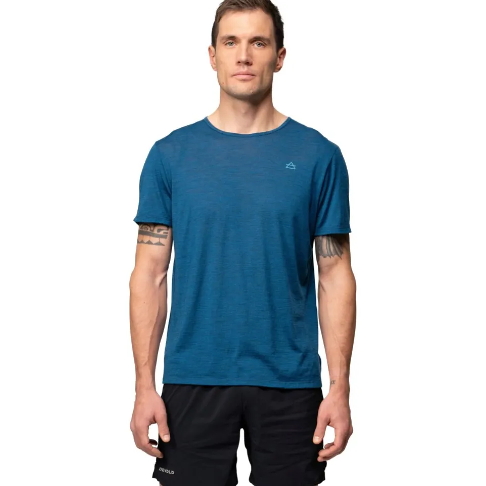 Devold Active T-shirt voor heren - 291A Skydiver Dark