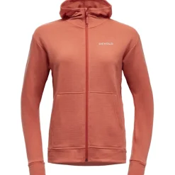 Devold Everyday Jas met Capuchon Dames - 121A Coral