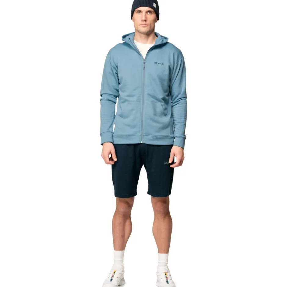 Shirts & Midlayers < Devold Everyday Jas met Capuchon Heren - 247A Skyblue