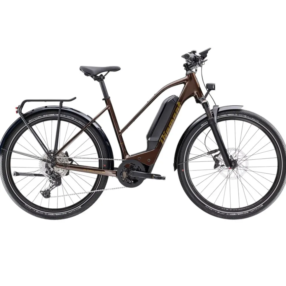Diamant ZING DELUXE Gen 2 MIT 545 - 27.5" Dame Trekking E-Bike - 2024 - Bernina bruin metallic