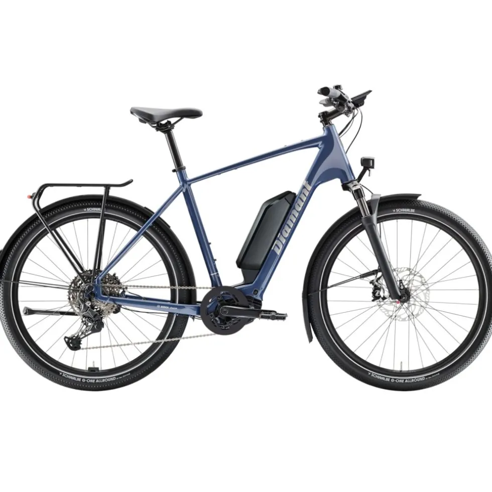 Diamant Zing Trip Plus (Stepover) 725Wh - 27.5" City E-Bike - 2026 - vergissmeinnichtblau Metallic