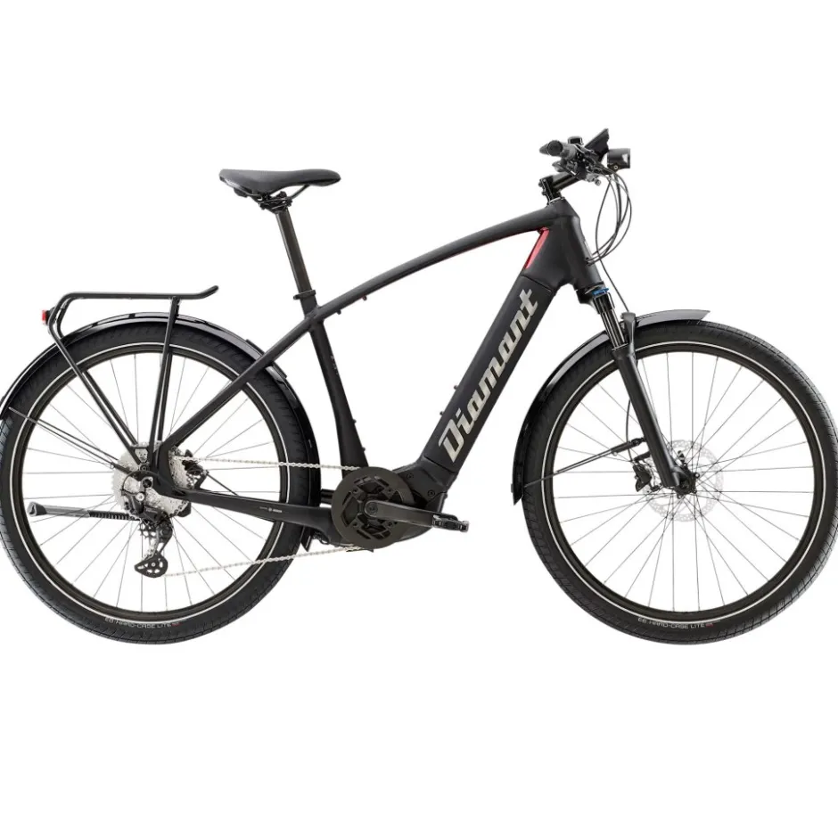 Elektrische Fietsen < Diaant ZOUA DEUXE HCH - 27.5" Trekking E-Bike - 2023 - deep back