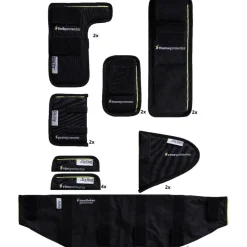 Dirtlej Bikeprotection E-Bike Package - Fietsbeschermers - zwart