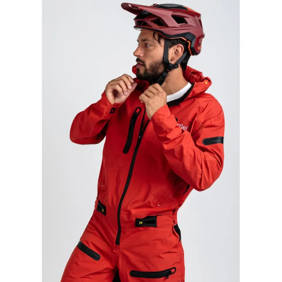 Dirtlej Core Edition V6.1 Dirtsuit Heren - Loose Cut - chili black