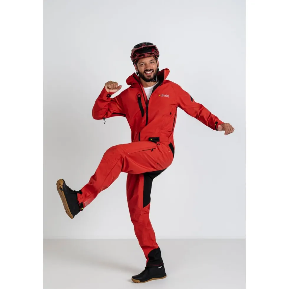 Dirtlej Core Edition V6.1 Dirtsuit Heren - Loose Cut - chili black