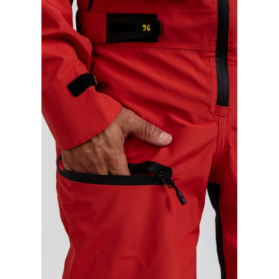 Dirtlej Core Edition V6.1 Dirtsuit Heren - Loose Cut - chili black