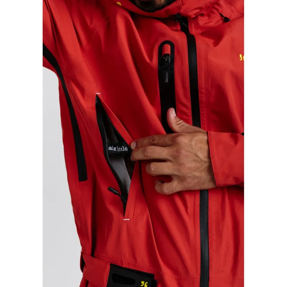 Dirtlej Core Edition V6.1 Dirtsuit Heren - Loose Cut - chili black