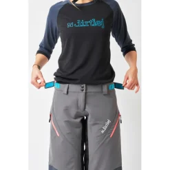 Dirtlej Trailscout Half & Half MTB Short Dames - grijs/peach