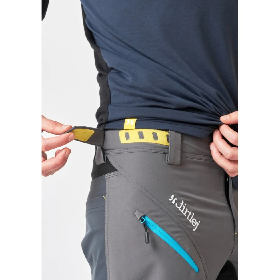 Dirtlej Trailscout Half & Half MTB Short Heren - grijs/turquoise