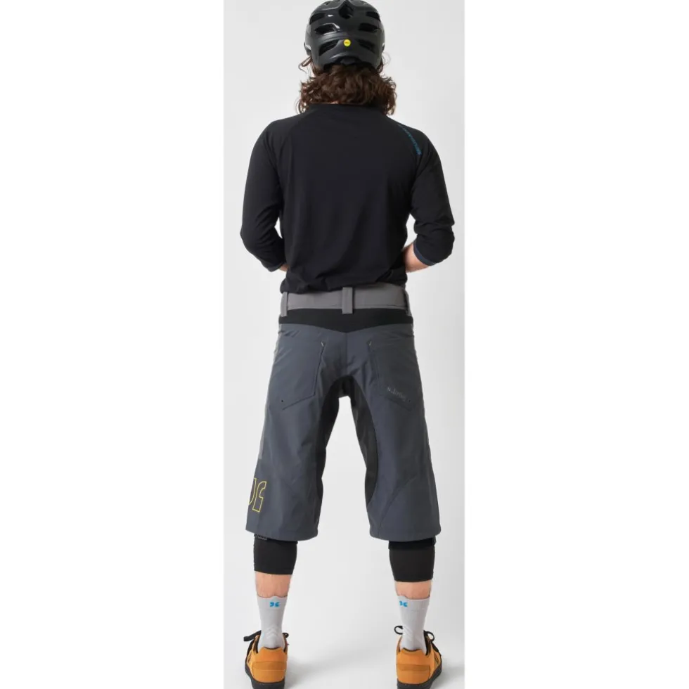 Dirtlej Trailscout Half & Half MTB Short Heren - grijs/turquoise