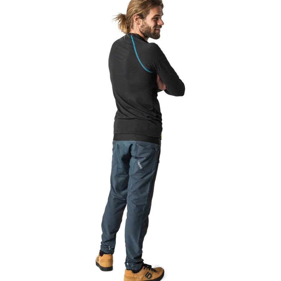 Mtb-Broeken < Dirtlej Traicout ong Fex TB-Broek Heren - Back abe - tee bue/grij