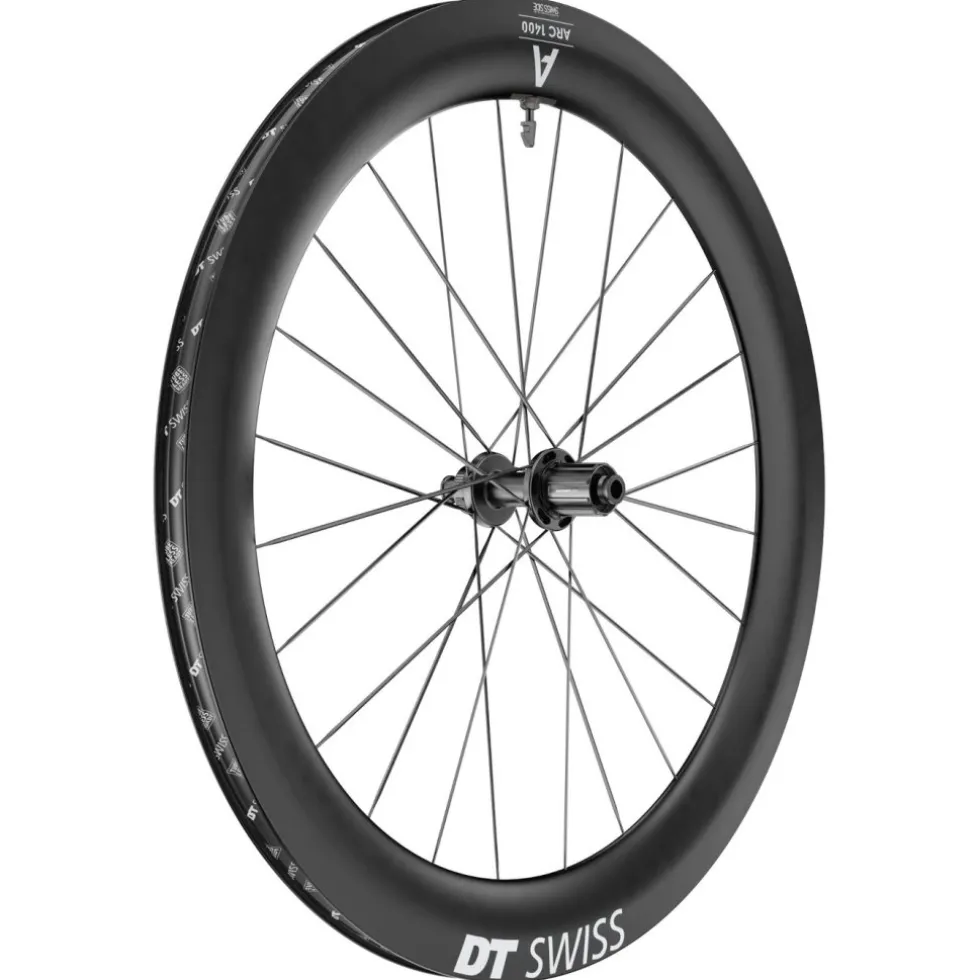 DT Swiss ARC 1400 DICUT 65 Achterwiel - 28" | Carbon | Clincher | Centerlock - 12x142mm - HG-L / XDR