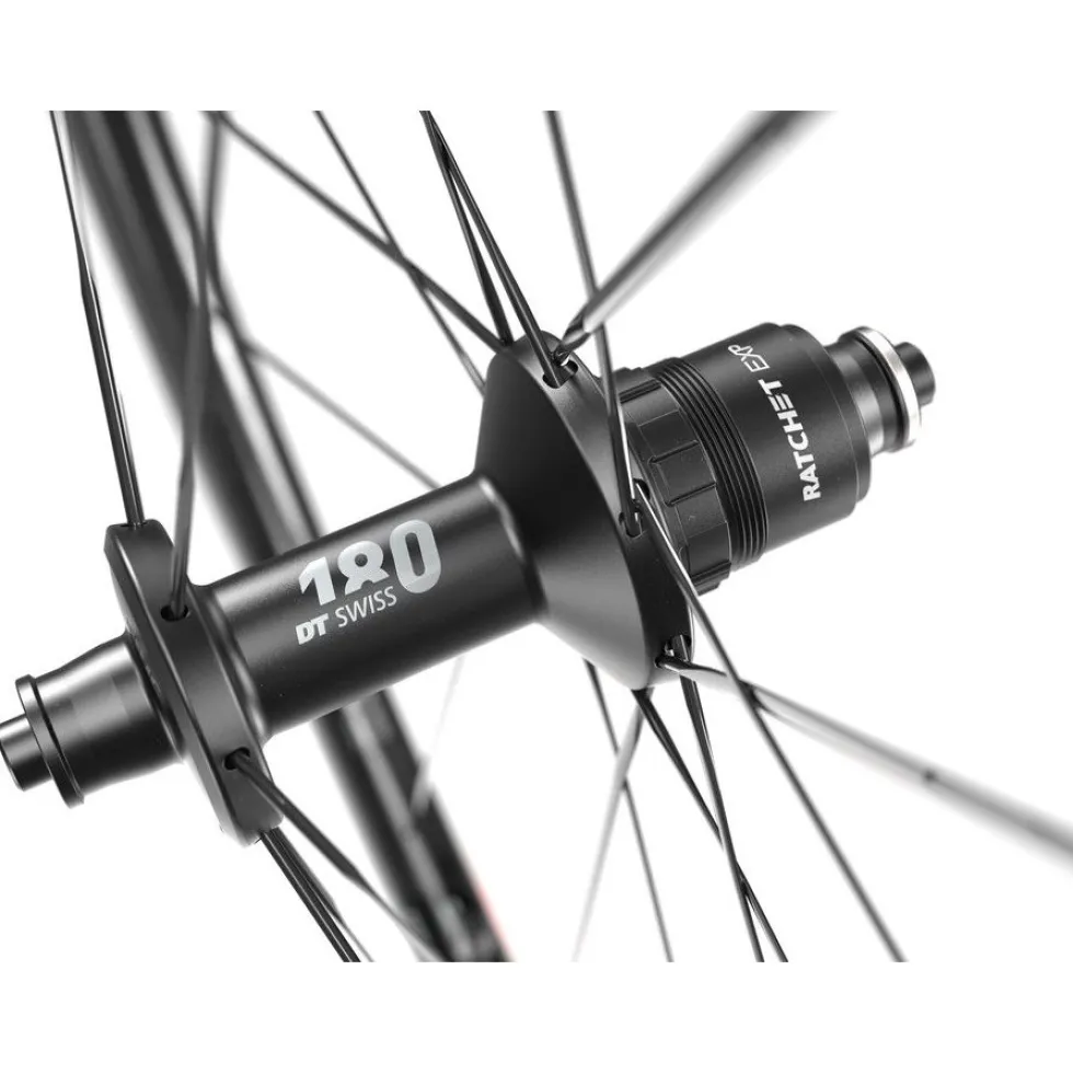 DT Swiss ARC 1100 DICUT 80 Achterwiel - 28" | Carbon | Clincher - QR 130 - HG-EV / XDR