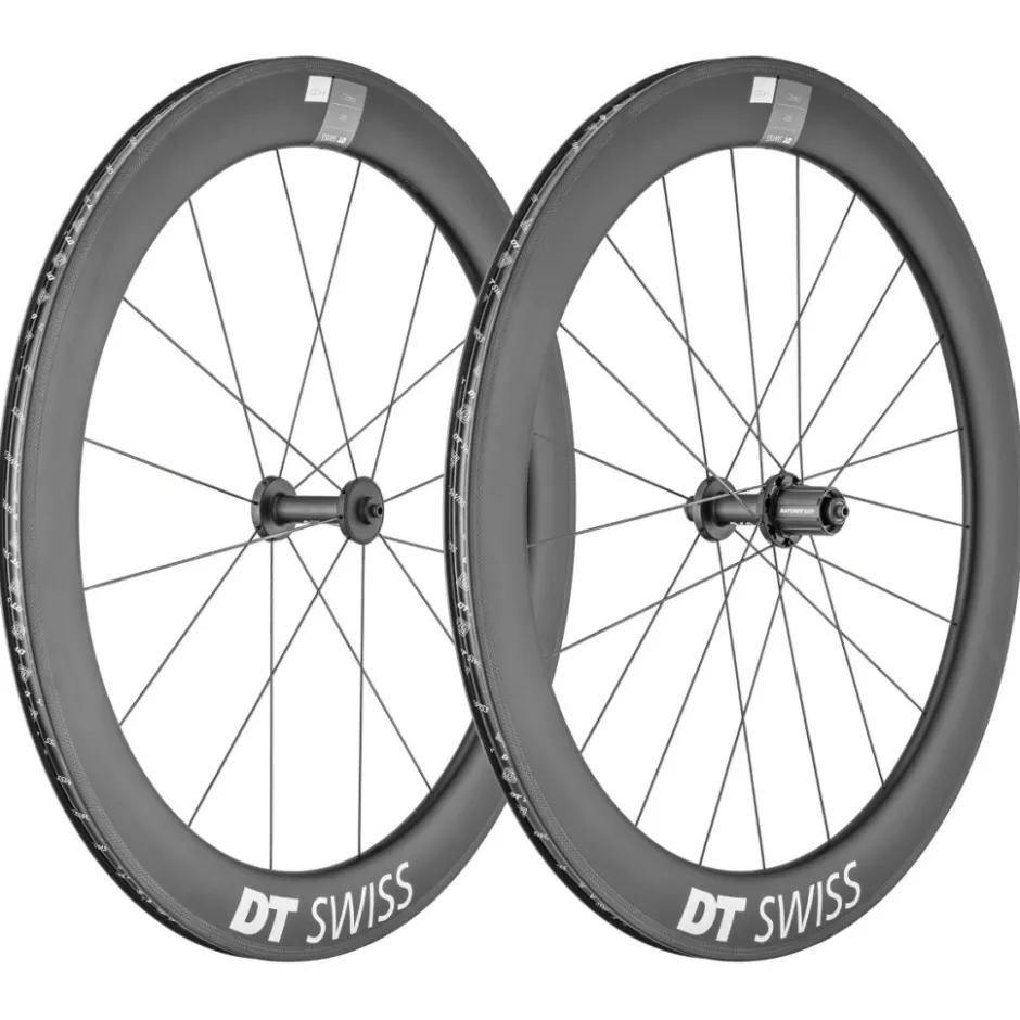 Wielen En Wielsets < DT Swiss ARC 1400 DICUT 80 - 28" Carbon Wielset - QR / QR 130 - Shimano HG-EV / SRAM XDR