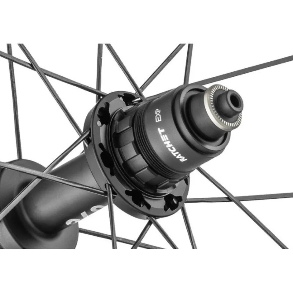 Wielen En Wielsets < DT Swiss ARC 1400 DICUT 62 - 28" Carbon Wielset - QR / QR 130 - Shimano HG-EV / SRAM XDR