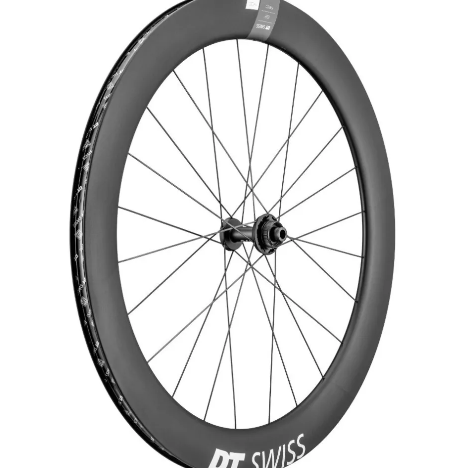 Wielen En Wielsets|Wielen < DT Swiss ARC 1400 DICUT db 62 - 28" Carbon Voorwiel - Centerlock - 12x100mm - zwart