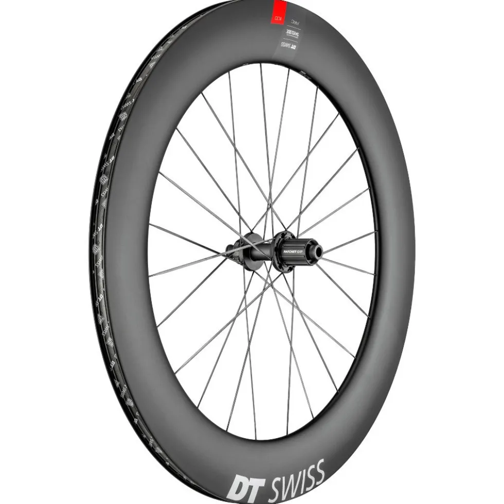 DT Swiss ARC 1100 DICUT db 80 Wielset - 28" | Carbon | Clincher | Centerlock - 12x100mm | 12x142mm - HG-EV / XDR