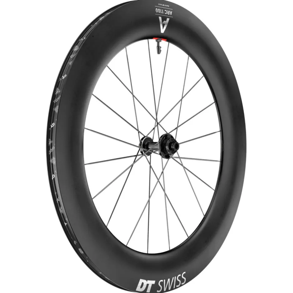 Wielen En Wielsets < DT Swiss ARC 1100 DICUT 85 Voorwiel - 28" | Carbon | Clincher | Centerlock - 12x100mm