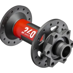 Naven En Freewheel < DT Swiss 240 Classic Voorwielnaaf | 6-Bolt | 15x110mm Boost - zwart