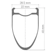 DT Swiss | Continental WTS Wielsysteem - ERC 1400 DICUT 45 Set + Aero 111 / GP 5000 S Vouwband - 28" | 12x100/12x142mm - HG-L / XDR