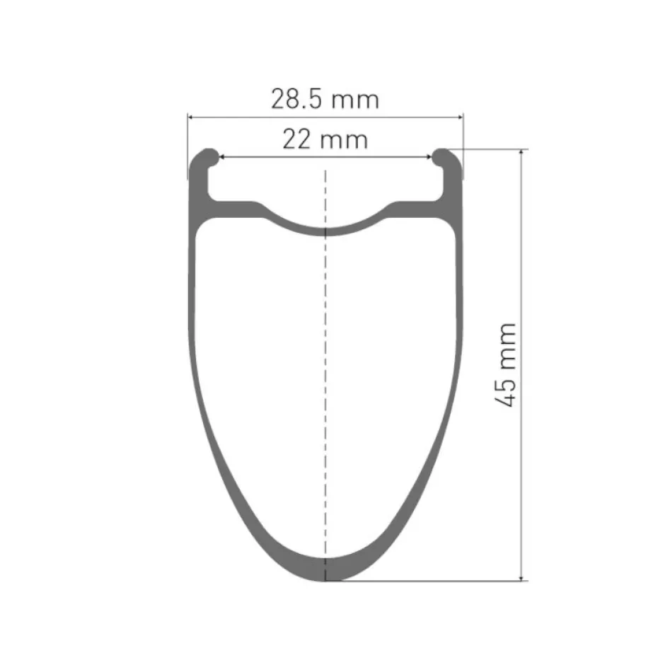 Wielen En Wielsets < DT Swiss CRC 1400 SPLINE 45 Wielset - 28" | Carbon | Centerlock - 12x100mm | 12x142mm - HG-EV / XDR