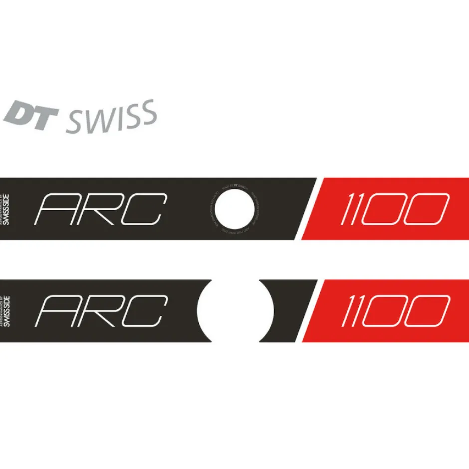 Stickers < DT Swiss Decal Set ARC 1100 db Disc - WRS10022221S - black/red