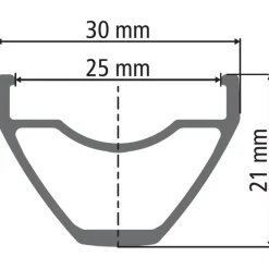 DT Swiss E 512 - 27,5" Disc MTB Velg - zwart