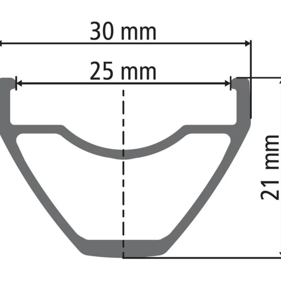 DT Swiss E 512 - 27,5" Disc MTB Velg - zwart