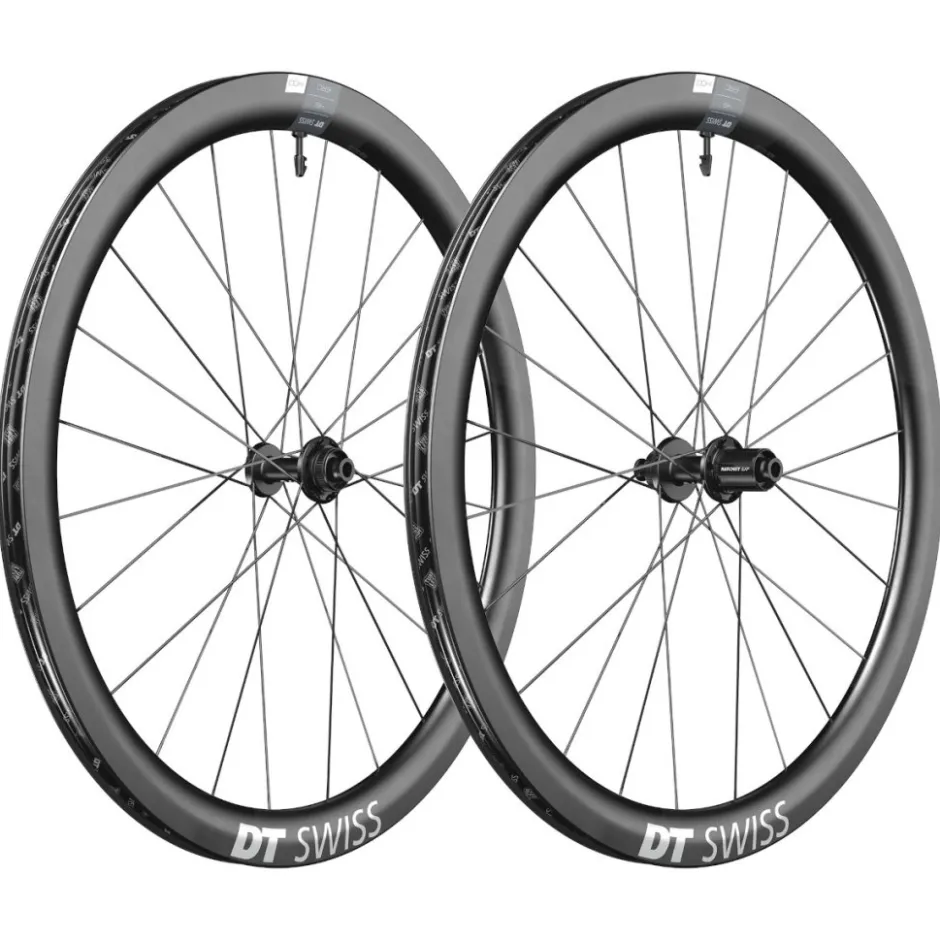 Wielen En Wielsets < DT Swiss ERC 1400 DICUT 45 Wielset - 28" | Carbon | Clincher | Centerlock - 12x100mm | 12x142mm - zwart