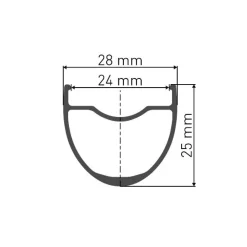 Wielen En Wielsets < DT Swiss G 1800 SPLINE 25 Achterwiel - 28" | Clincher | Centerlock - 12x142mm - 370 Ratchet - HG-L