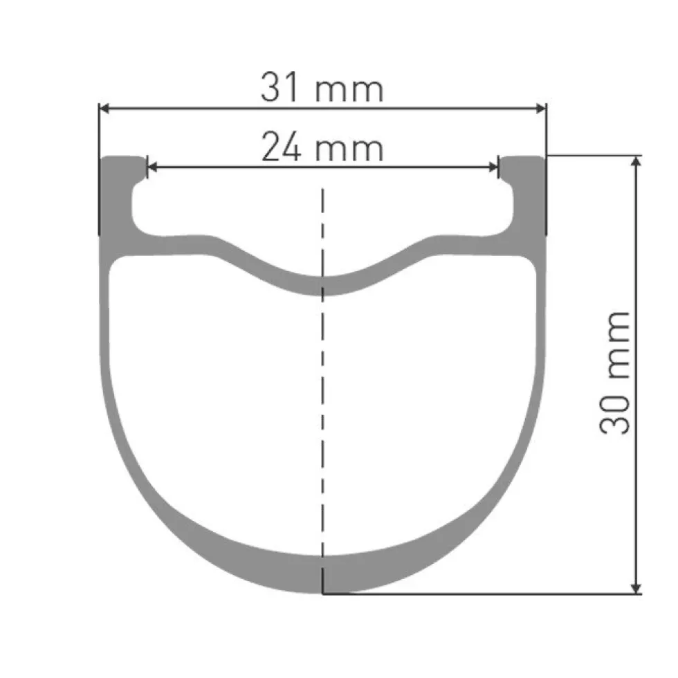 DT Swiss HGC 1400 SPLINE 30 Achterwiel - 28" | Carbon | Centerlock - 12x148mm Boost - HG-L / XDR