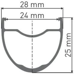 E-Bike Wielen, Velgen En Naven < DT Swiss HG 1800 SPLINE 25 Voorwiel - 27.5" | Clincher | Centerlock - 12x100mm