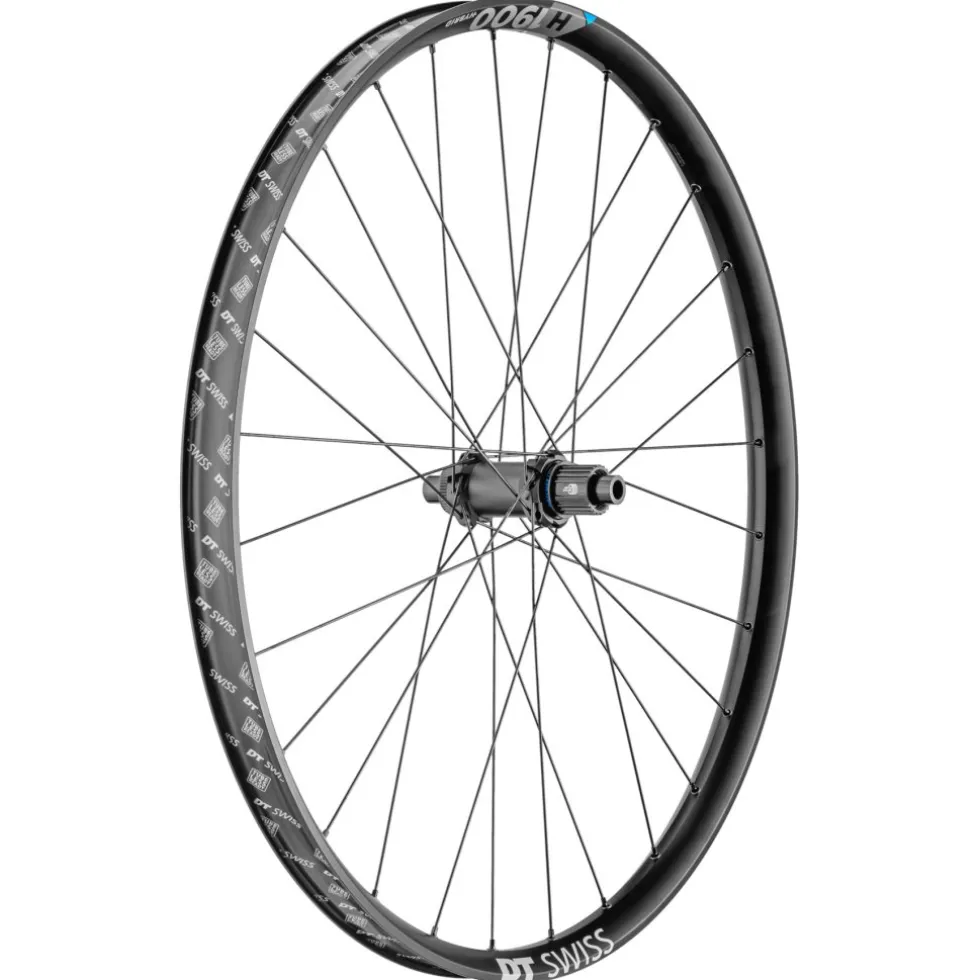 DT Swiss H 1900 SPLINE Achterwiel - 27.5" | 35mm | Clincher | Centerlock - 12x148mm Boost - zwart