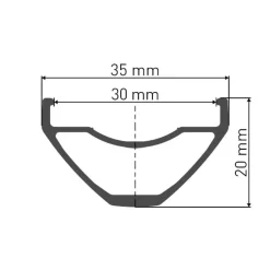 Wielen En Wielsets|E-Bike Wielen, Velgen En Naven < DT Swiss H 1900 SPLINE Voorwiel - 27.5" | 30mm | Clincher | Centerlock - 15x110mm Boost