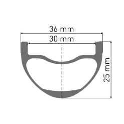 DT Swiss HXC 1501 SPLINE ONE LS Achterwiel - 27.5