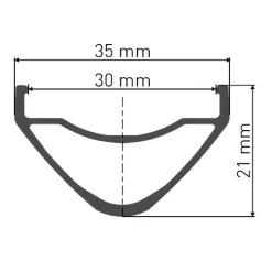 DT Swiss HX 1700 SPLINE Achterwiel - 27.5" | 30mm | Clincher | Centerlock - 12x148mm Boost - zwart