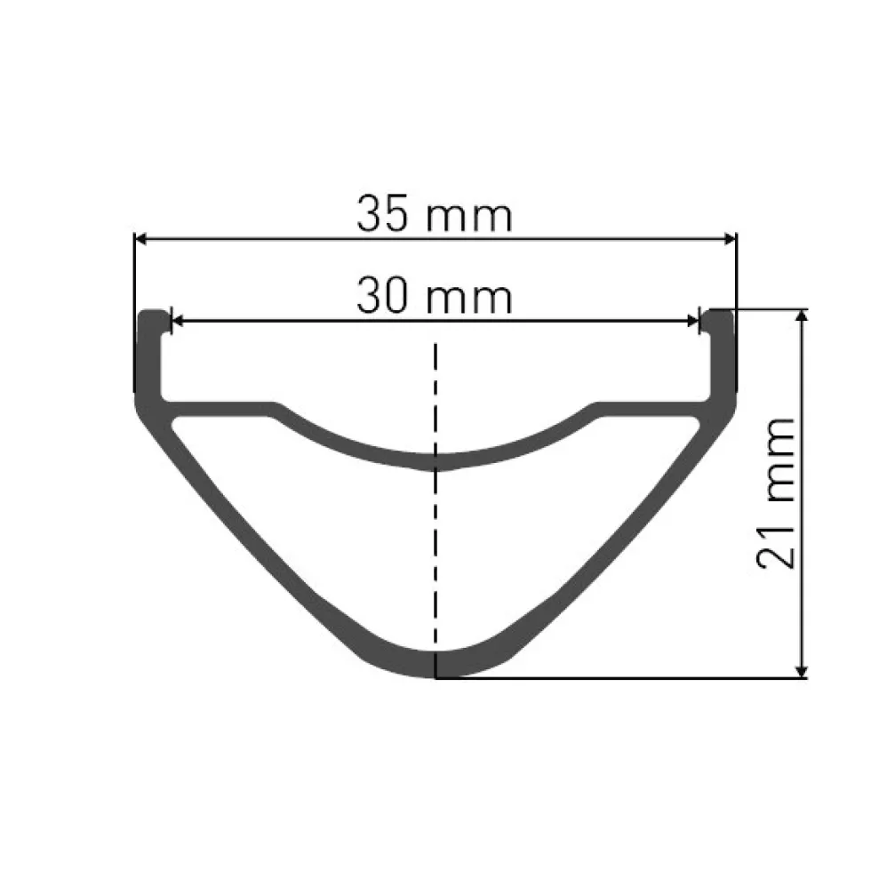 DT Swiss HX 1700 SPLINE LS Voorwiel - 27.5" | Clincher | Centerlock / 6 Gaten - 15x110mm Boost