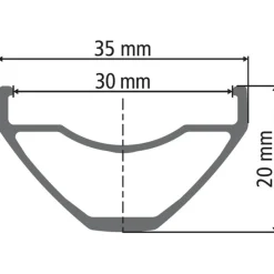 Velgen < DT Swiss M 502 - 29" Disc MTB Velg - zwart