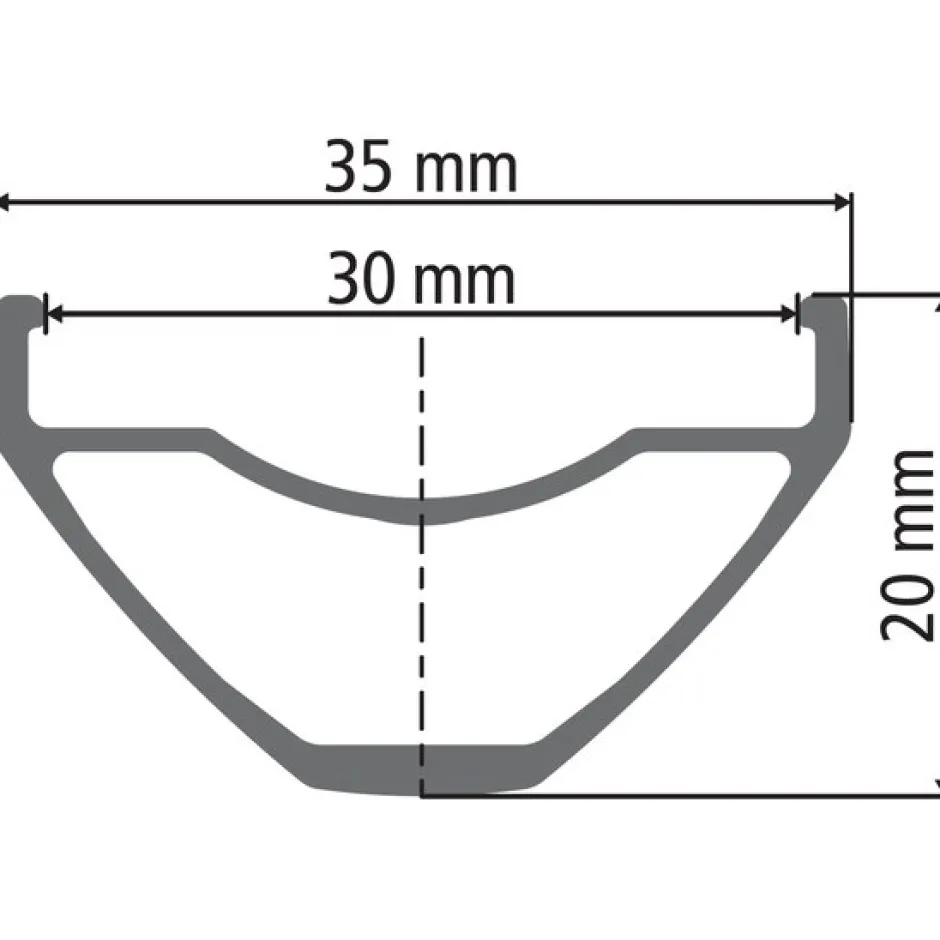 Velgen < DT Swiss M 502 - 29" Disc MTB Velg - zwart