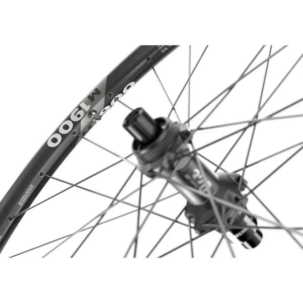 DT Swiss M 1900 SPLINE Achterwiel - 27.5" | 30mm | Clincher | Centerlock / 6 Gaten - 12x148mm Boost - zwart