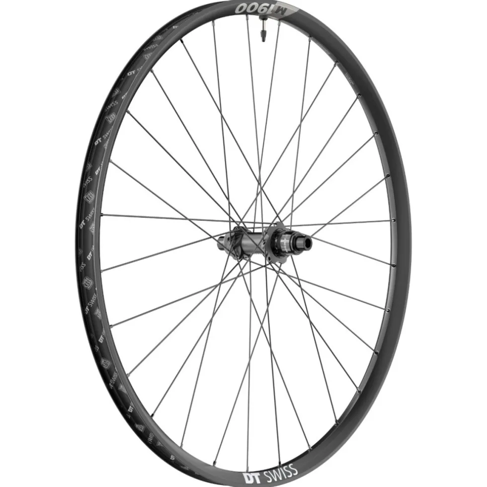 DT Swiss M 1900 SPLINE Achterwiel - 27.5" | 30mm | Clincher | Centerlock / 6 Gaten - 12x148mm Boost - zwart