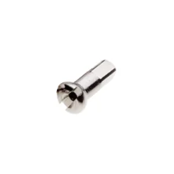 DT Swiss Pro Head Messing Spaaknippel 2,0mm - zilver