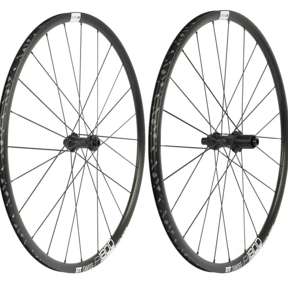Wielen En Wielsets < DT Swiss P 1800 SPLINE db 23 - Wielset - Clincher | Centerlock - 12x100 | 12x142mm - Shimano HG-EV - Speciale aanbieding