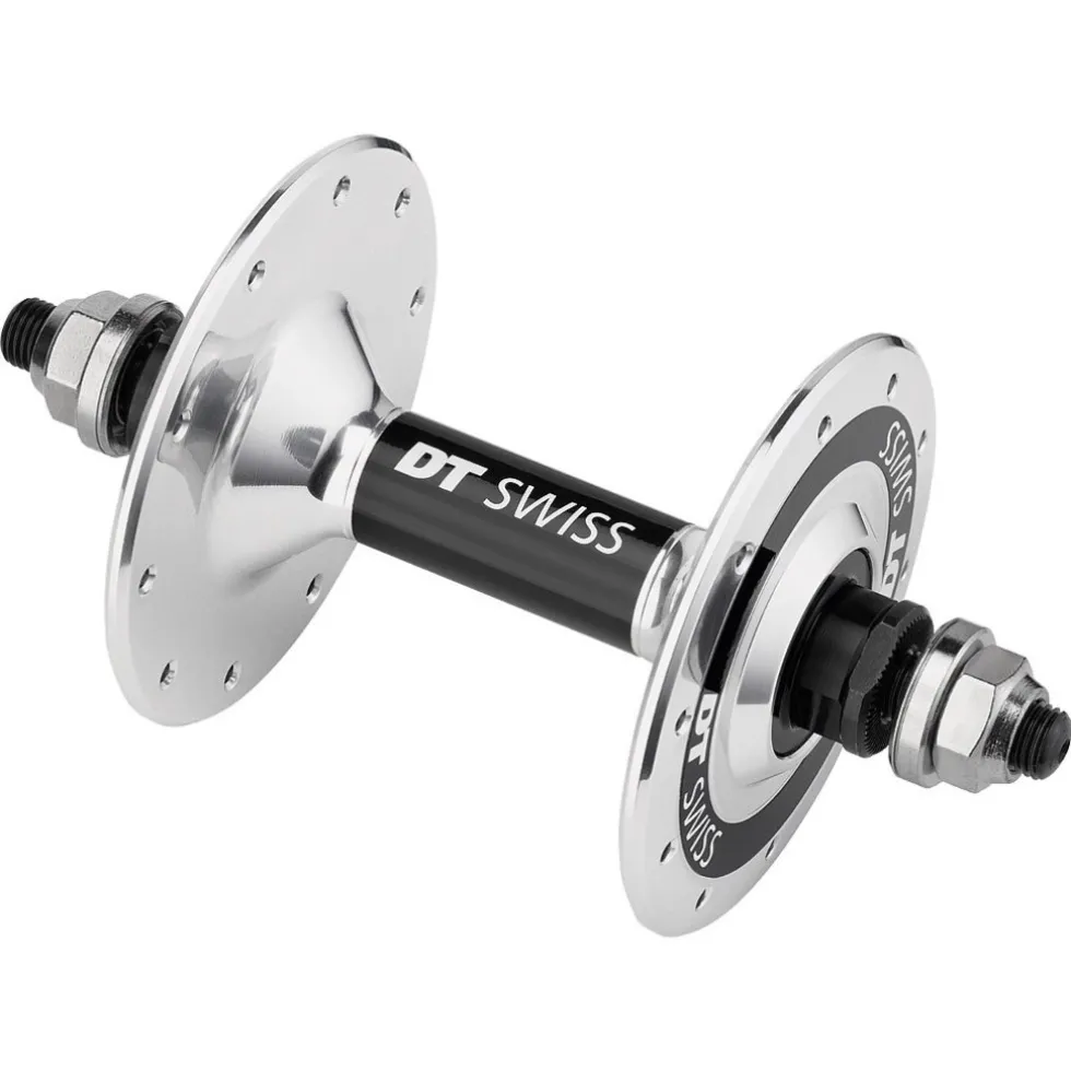 DT Swiss 370 Track Voorwielnaaf - 9x100mm - 20 Gaten - zwart
