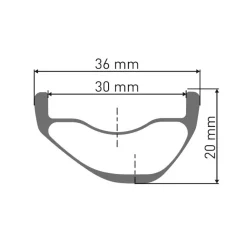 Wielen En Wielsets < DT Swiss XMC 1200 SPLINE Voorwiel - 29" | Carbon | Hookless | Centerlock - 15x110mm Boost