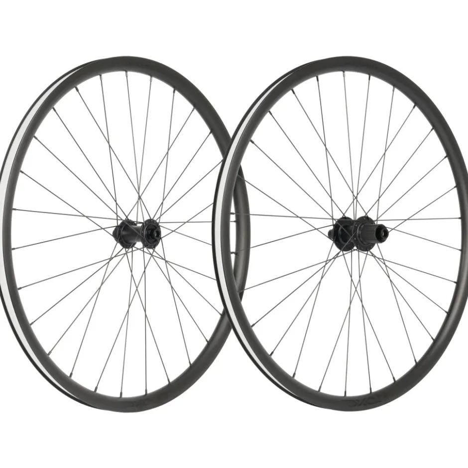 Wielen En Wielsets < DXC GR/TWENTY6 Classic Gravel Fietswielset - 28“ | Aluminium | Centerlock - 12x100 mm | 12x142 mm - HG-EV - zwart
